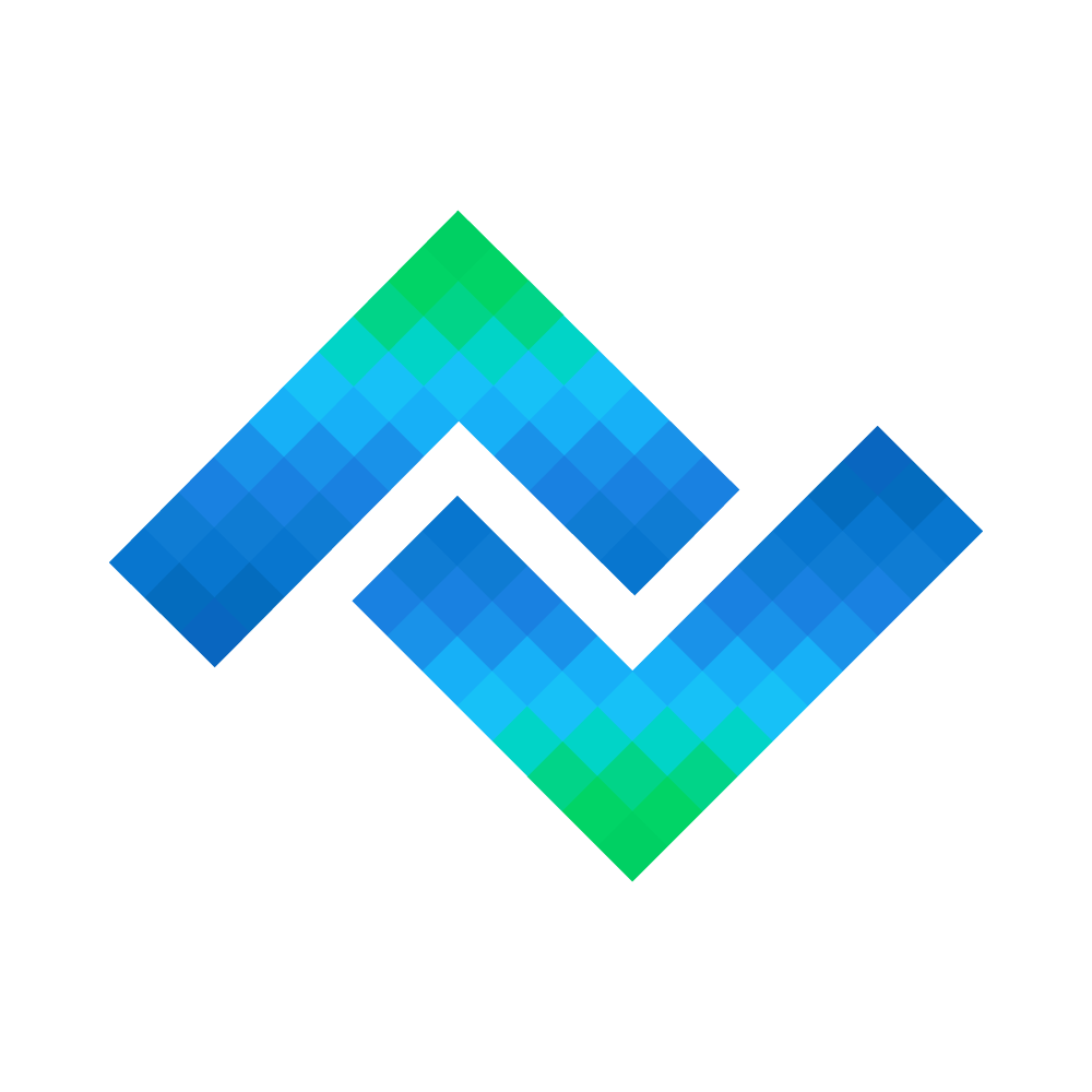 Logo de FixRiver, que combina un icono de flecha verde y azul que representa crecimiento y confianza